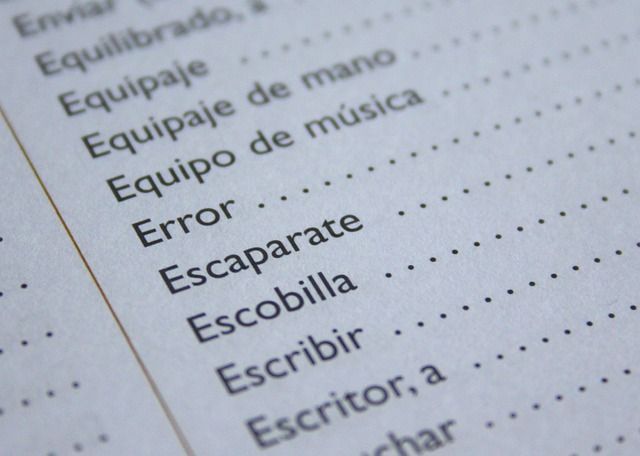 vocabulario en español