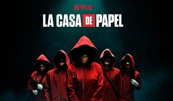 La Casa de Papel es una serie española que te ayudará a mejorar tu nivel de español.