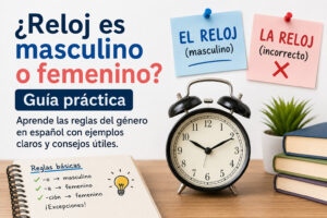 ¿Reloj es masculino o femenino? Guía práctica