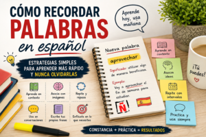 Cómo recordar palabras en español más rápido: 10 trucos que funcionan