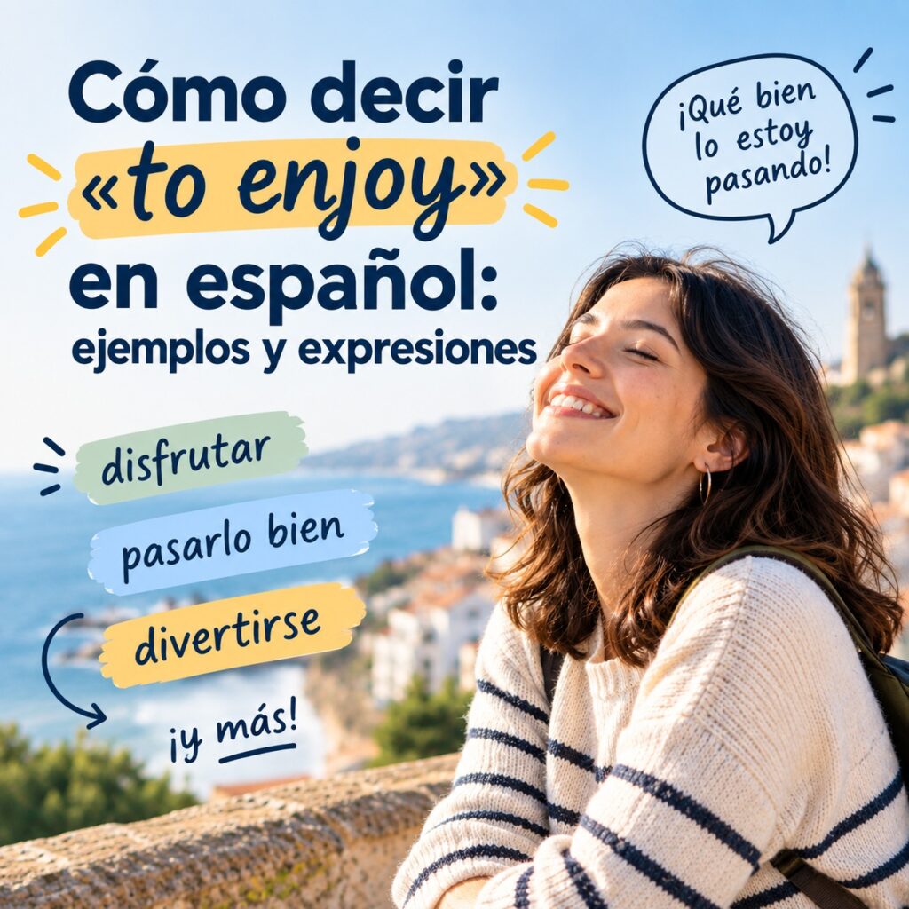 How to Say ‘To Enjoy’ in Spanish: Examples and Phrases